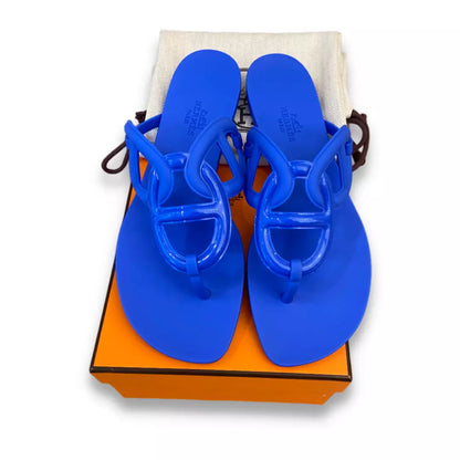 Sandalias Hermès Bleu Egèrie