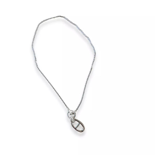 Hermès Silver 925 Chaine d'Ancre Necklace