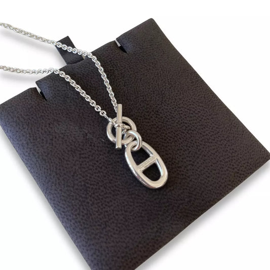 HERMÈS SILVER 925 CHAINE D'ANCRE NECKLACE