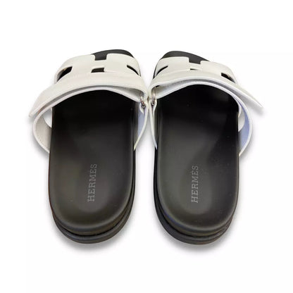 Sandalias CHIPRE de piel blanca de Hermès