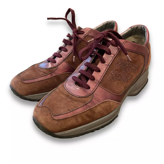 HOGGAN BURGUNDY SNEAKERS