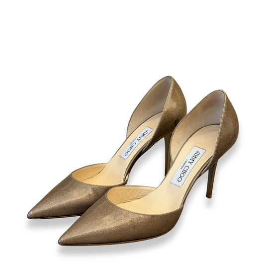 JIMMY CHOO GLITTER STILETTOS HEELS