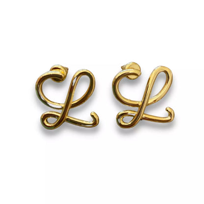 PENDIENTES LOEWE "L"