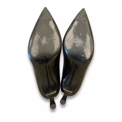 LOUIS VUITTON HEARTBREAKER STILLETTOS DE CUERO NEGRO