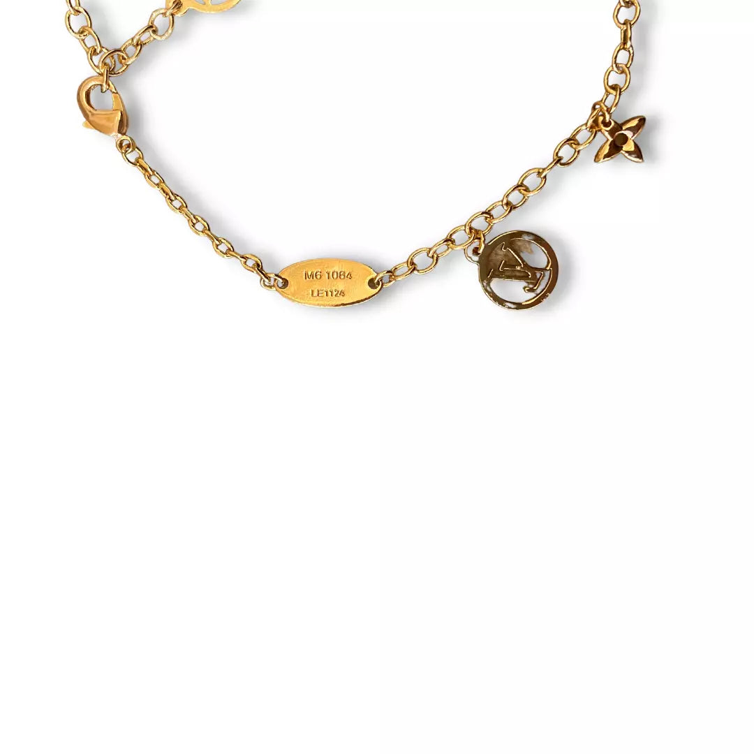 Louis Vuitton Costume Gold Plated Charm Bracelet by WP Diamonds  myGemma  Item 109535