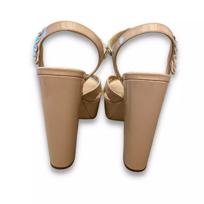 Sandalias de plataforma con cristales Cipria de Miu Miu