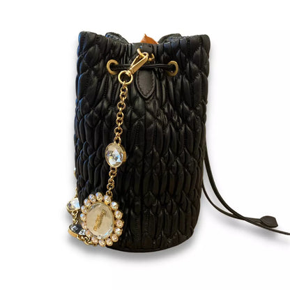 BOLSO CUBO CLOQUÉ CRYSTAL DE MIU MIU