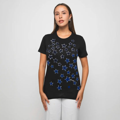 CAMISETA MIU MIU BLACK STARS