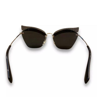 MIU MIU METAL CAT EYE SUNGLASSES