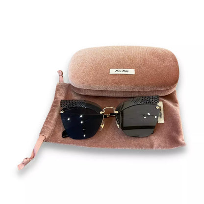 MIU MIU METAL CAT EYE SUNGLASSES