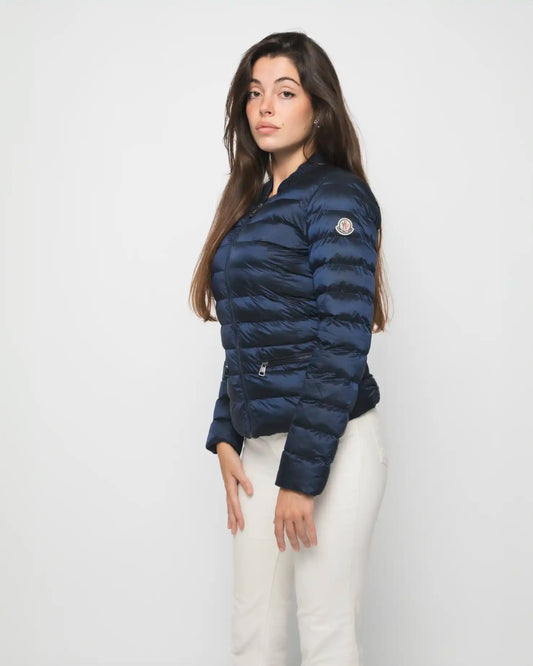 MONCLER BLUE NAVY PUFFER JACKET