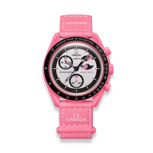 OMEGA X SWATCH MISSION TO THE PINK MOONPHASE WATCH