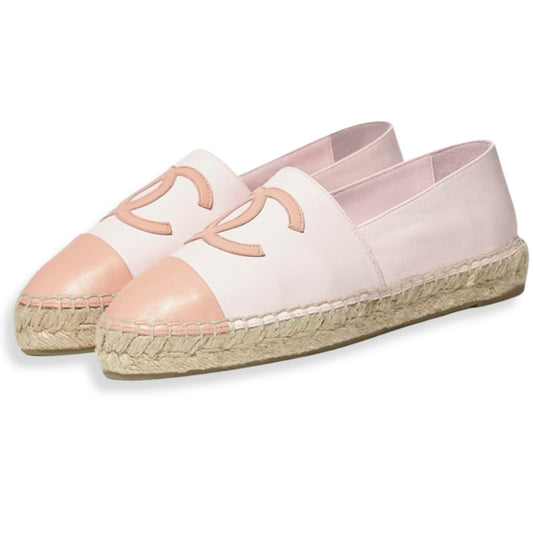 ALPARGATAS CHANEL DE PIEL DE CORDERO ROSA
