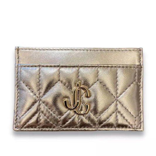 JIMMY CHOO GOLD CARDHOLDER