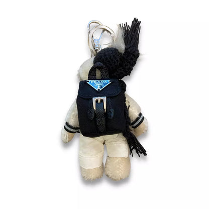 Charm de mochila con diseño de oso de Prada