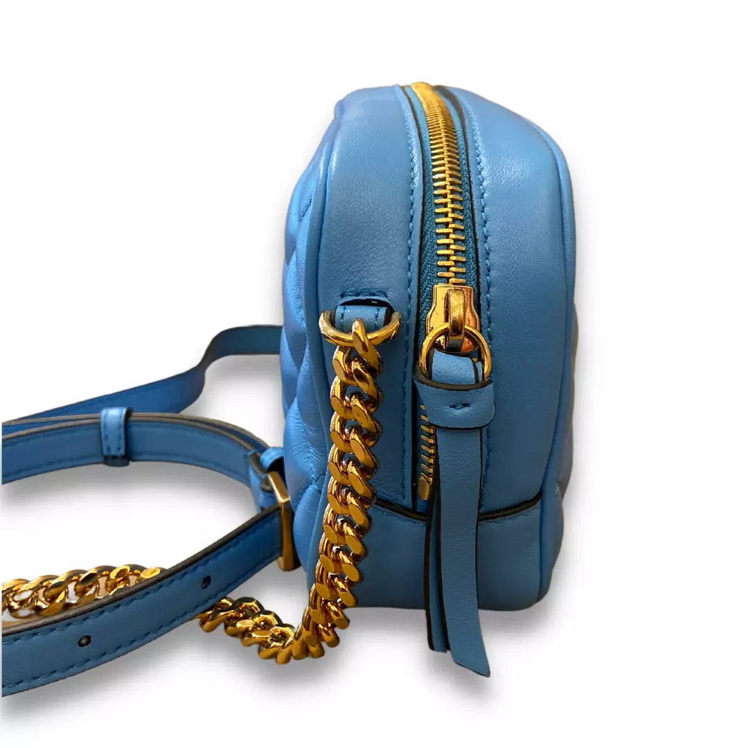 VERSACE BLUE SMALL BAG