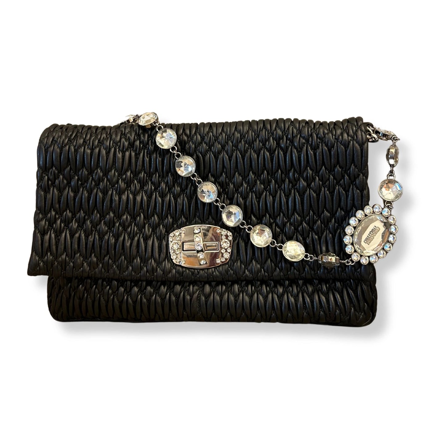 MIU MIU BLACK CRYSTAL BAG