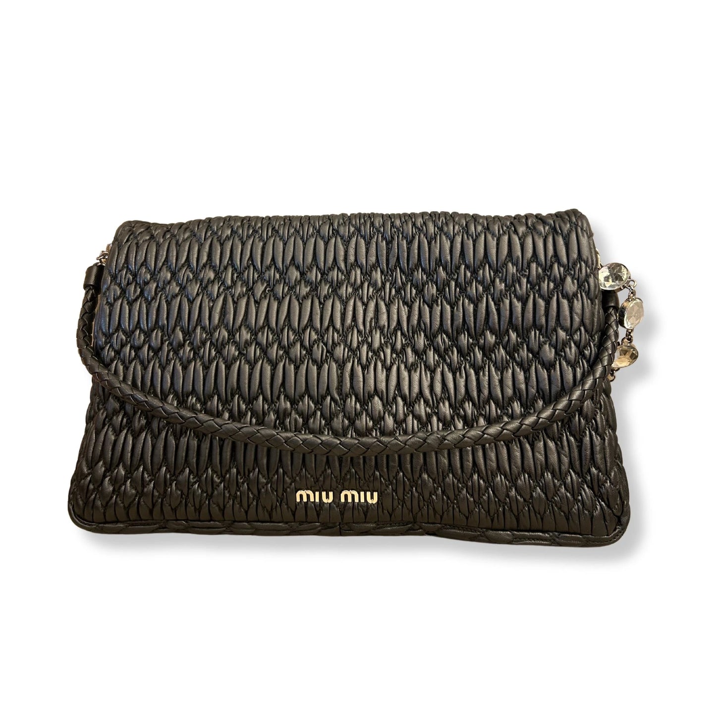 MIU MIU BLACK CRYSTAL BAG