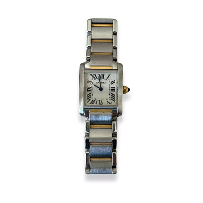 RELOJ CARTIER TANK FRANÇAISE DE ACERO INOXIDABLE/ORO 