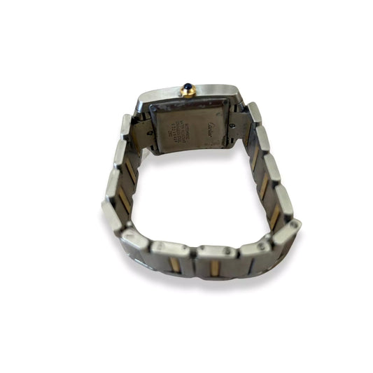 CARTIER TANK FRANÇAISE STAINLESS STEEL/ GOLD WATCH