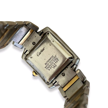 RELOJ CARTIER TANK FRANÇAISE DE ACERO INOXIDABLE/ORO 