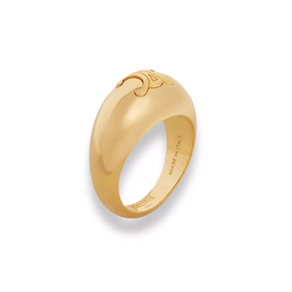 CELINE BOLD TRIOMPHE BRASS RING
