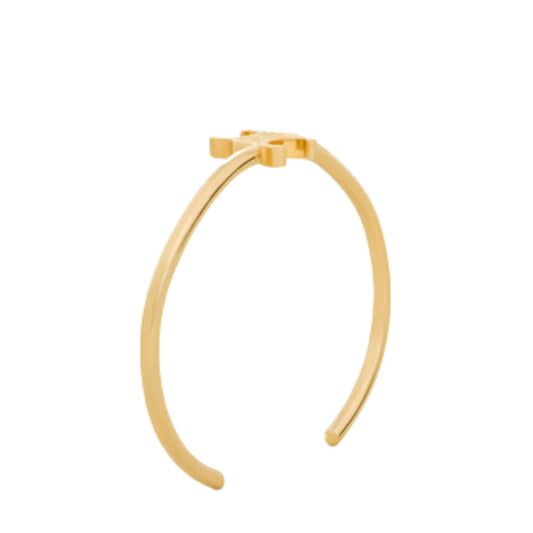 PULSERA ASIMÉTRICA CELINE TRIOMPHE DE LATÓN CON ACABADO DORADO ORO