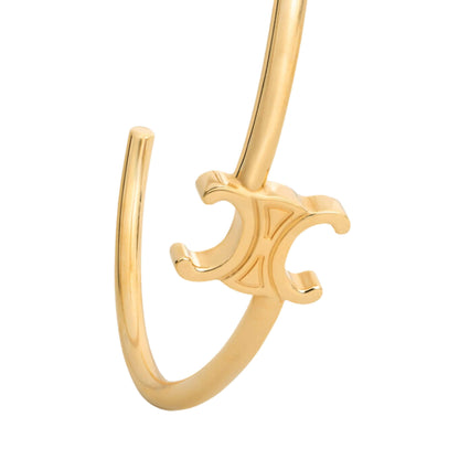 PULSERA ASIMÉTRICA CELINE TRIOMPHE DE LATÓN CON ACABADO DORADO ORO