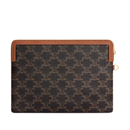 BOLSO PEQUEÑO CELINE CON ASIENTO DE LONA TRIOMPHE CON ESTAMPADO CELINE