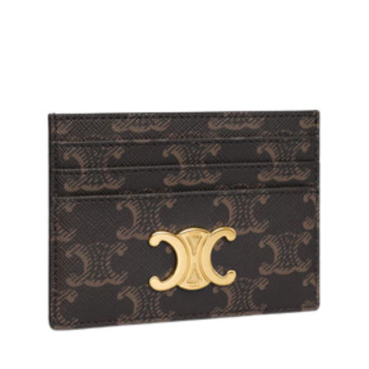 TARJETA CELINE TRIOMPHE EN LONA TRIOMPHE TAN