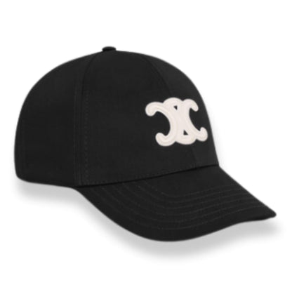 GORRA DE BÉISBOL CELINE TRIOMPHE DE ALGODÓN NEGRO