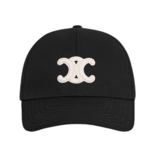 GORRA DE BÉISBOL CELINE TRIOMPHE DE ALGODÓN NEGRO