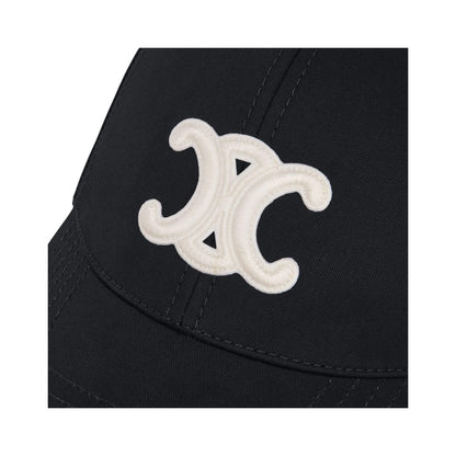 GORRA DE BÉISBOL CELINE TRIOMPHE DE ALGODÓN NEGRO