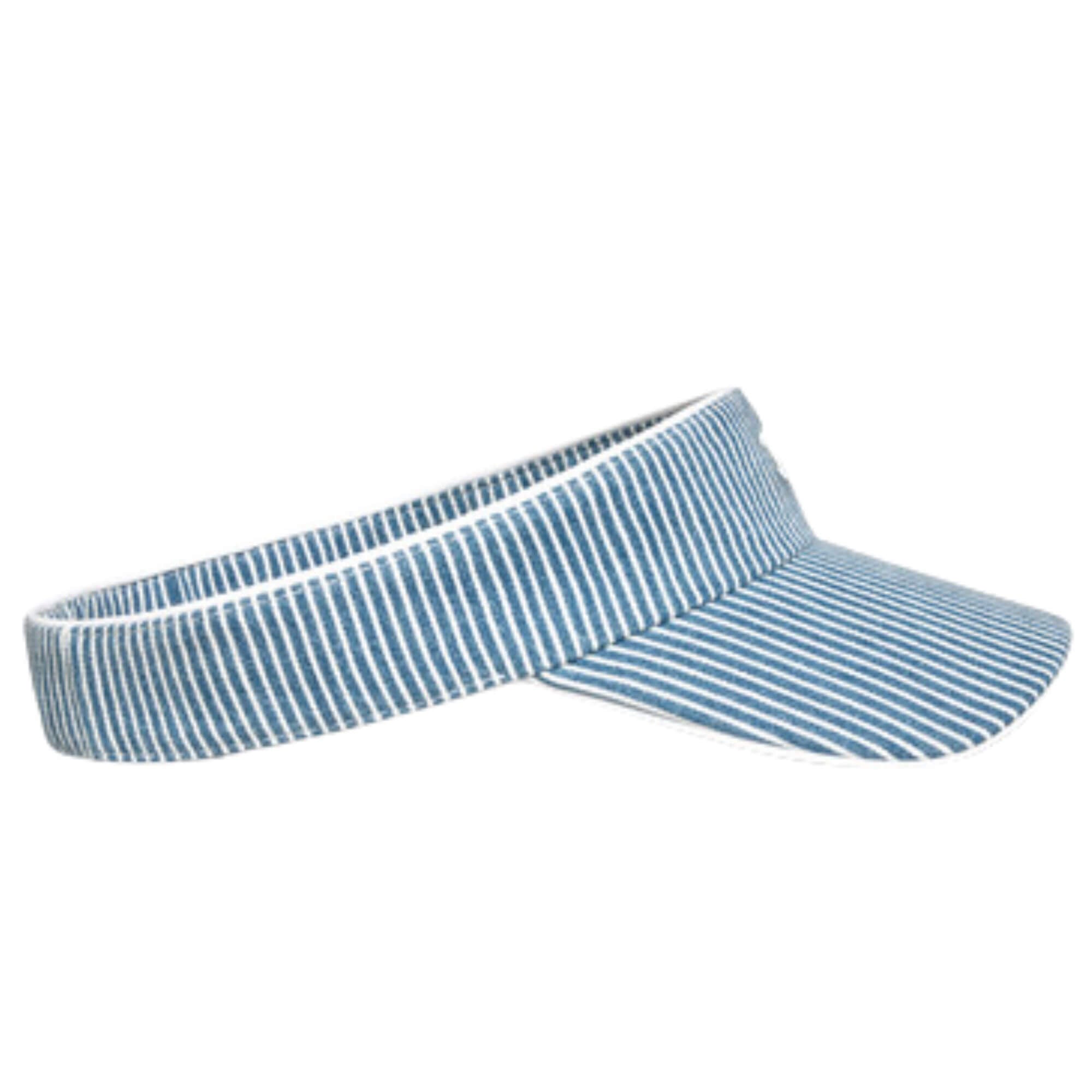 CELINE TRIOMPHE VISOR IN HICKORY COTTON WAVE WASH