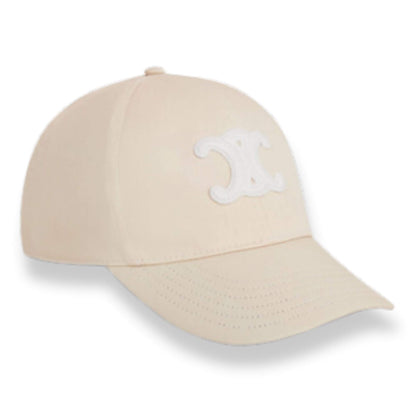GORRA DE BÉISBOL CELINE TRIOMPHE DE ALGODÓN VAINILLA