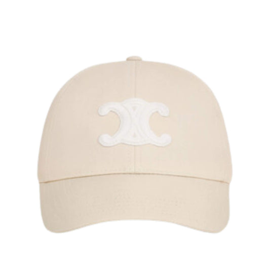 GORRA DE BÉISBOL CELINE TRIOMPHE DE ALGODÓN VAINILLA