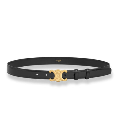 CINTURÓN CELINE BLACK TRIOMPHE