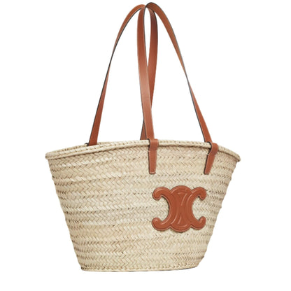 BOLSO CELINE MEDIANO CLÁSICO DE HOJAS DE PALMA Y PIEL DE BECERRO