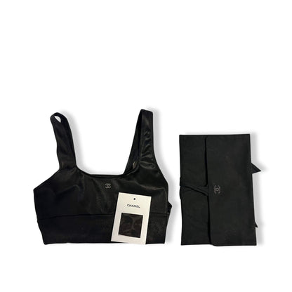 CHANNEL BLACK SWIMSUIT