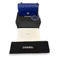 CHANEL BLUE SMALL CLASSIC FLAP BAG