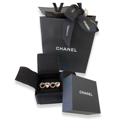 CHANEL CRYSTALS COCO BROOCH