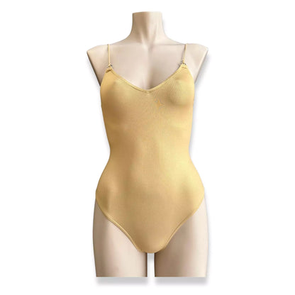CHANEL GOLD SWIMSUIT