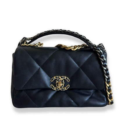 BOLSO NEGRO CHANEL 19