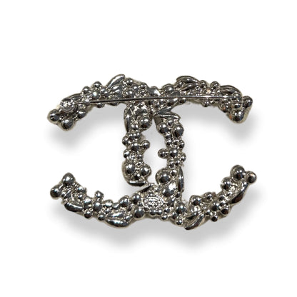 BROCHE CHANEL DE PLATA CC