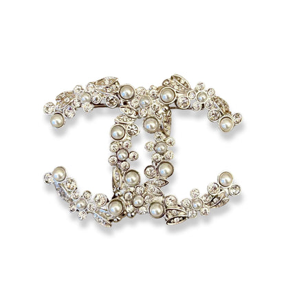 BROCHE CHANEL DE PLATA CC