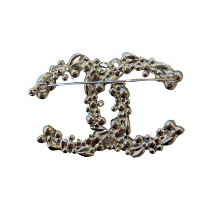 BROCHE CHANEL DE PLATA CC