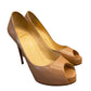 CHRISTIAN LOUBOUTIN BEIGE VERY PRIVÉ PUMPS