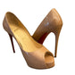 CHRISTIAN LOUBOUTIN BEIGE VERY PRIVÉ PUMPS