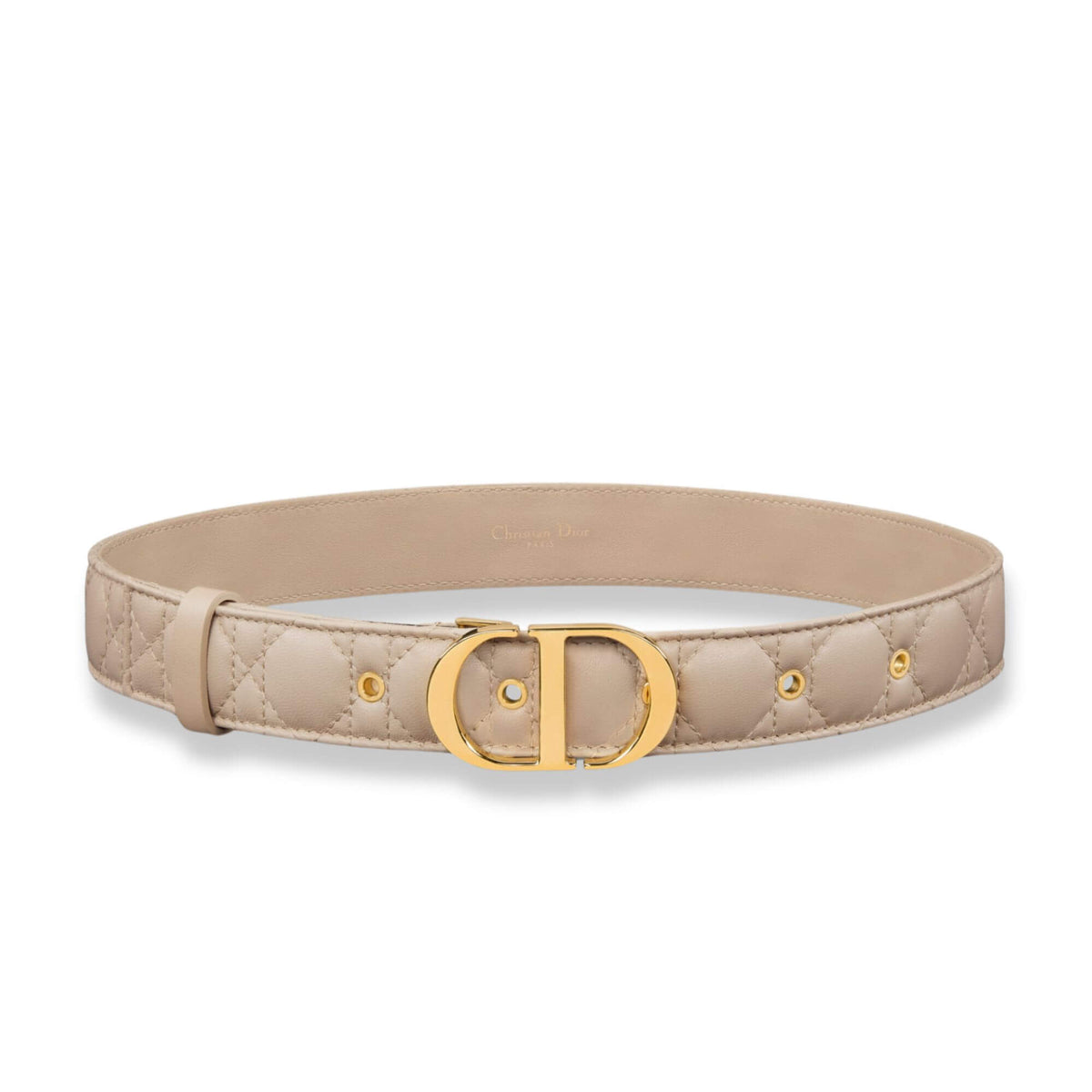 DIOR BEIGE 30 MONTAIGNE BELT – EYE LUXURY CONCIERGE display picture 1