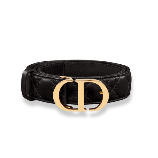 DIOR BLACK 30 MONTAIGNE BELT